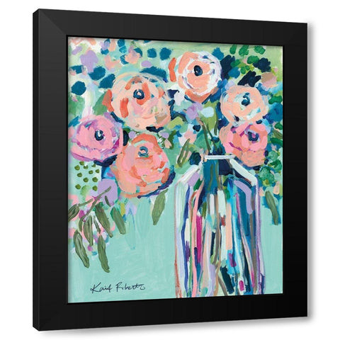 Let the Light In Black Modern Wood Framed Art Print by Roberts, Kati