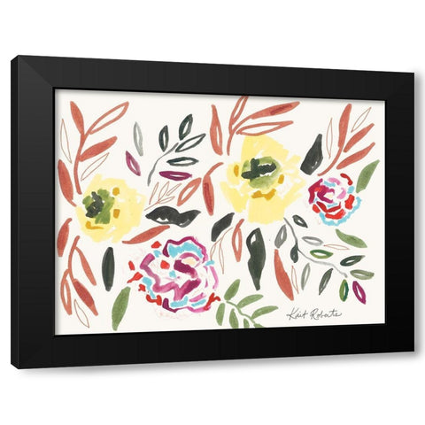 Lipstick and Lemon Black Modern Wood Framed Art Print with Double Matting by Roberts, Kait