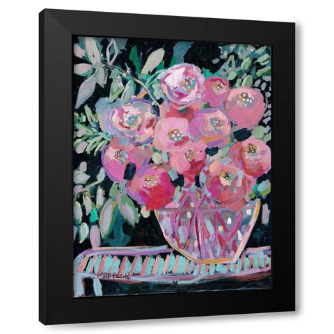 Entryway Bouquet    Black Modern Wood Framed Art Print with Double Matting by Roberts, Kait