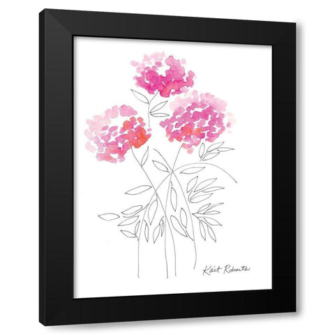 Touch of Color Black Modern Wood Framed Art Print with Double Matting by Roberts, Kait