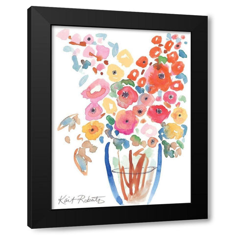 Bundle of Summer Color Black Modern Wood Framed Art Print with Double Matting by Roberts, Kait
