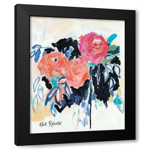 Life Can Surprise Youâ€¦ But It Can be Good Black Modern Wood Framed Art Print by Roberts, Kait