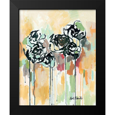 Waking From a Dream Black Modern Wood Framed Art Print by Roberts, Kait