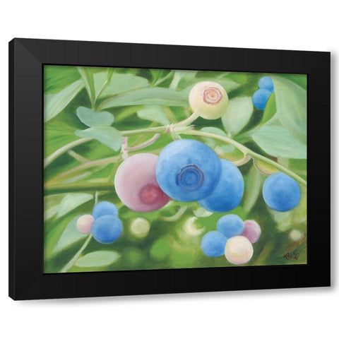 Summer Harvest Black Modern Wood Framed Art Print by Sherrill, Kate