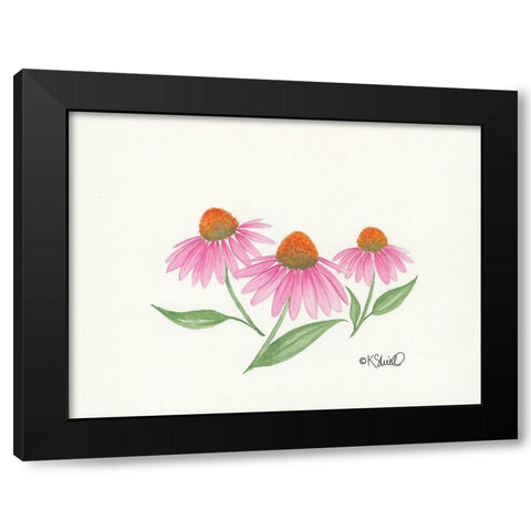 Dancing in the Breeze Black Modern Wood Framed Art Print by Sherrill, Kate