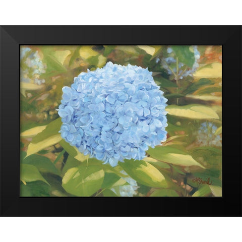 In the Garden Black Modern Wood Framed Art Print by Sherrill, Kate