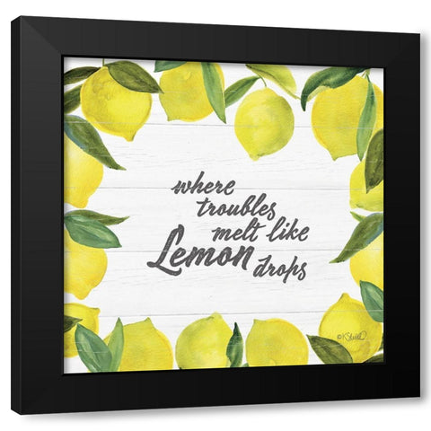 Where Troubles Melt     Black Modern Wood Framed Art Print with Double Matting by Sherrill, Kate