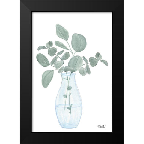 Fresh Air Black Modern Wood Framed Art Print by Sherrill, Kate