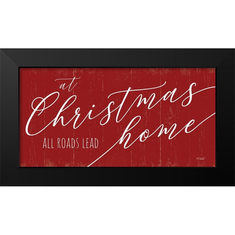 At Christmas Black Modern Wood Framed Art Print by Sherrill, Kate