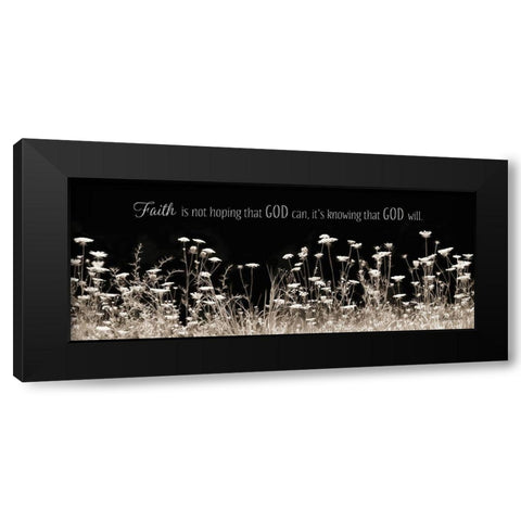 Faith Isâ€¦ Black Modern Wood Framed Art Print with Double Matting by Deiter, Lori
