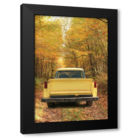 The Season of Color Black Modern Wood Framed Art Print by Deiter, Lori