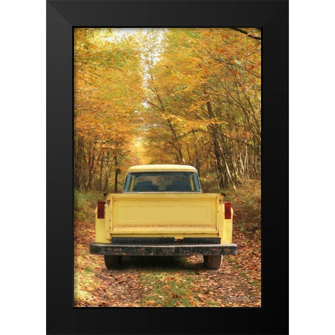 The Season of Color Black Modern Wood Framed Art Print by Deiter, Lori