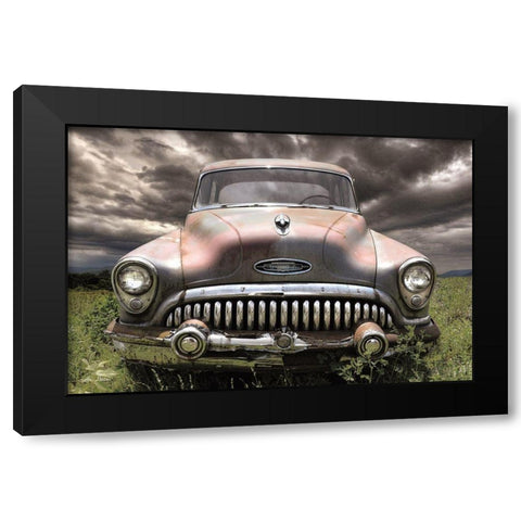 Stormy Buick Black Modern Wood Framed Art Print by Deiter, Lori