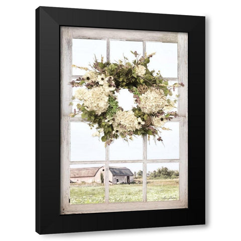 Pleasant View Black Modern Wood Framed Art Print by Deiter, Lori