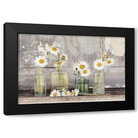 He Loves Me Black Modern Wood Framed Art Print by Deiter, Lori