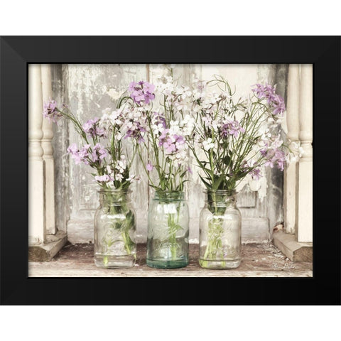 Roadside Beauties  Black Modern Wood Framed Art Print by Deiter, Lori