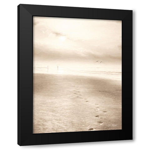 Bleached Sunrise  Black Modern Wood Framed Art Print with Double Matting by Deiter, Lori