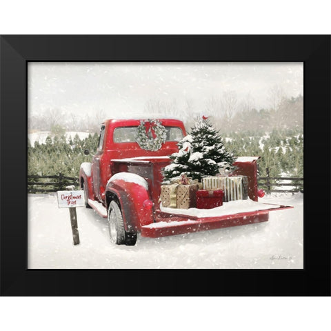 Truck Full of Presents   Black Modern Wood Framed Art Print by Deiter, Lori