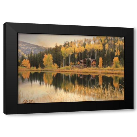Durango Reflections    Black Modern Wood Framed Art Print by Deiter, Lori
