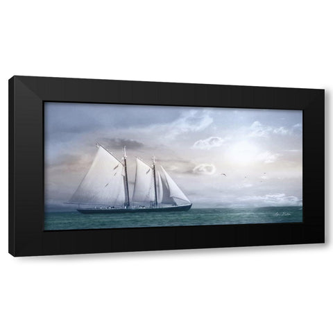 Adventure on the Seas Black Modern Wood Framed Art Print by Deiter, Lori