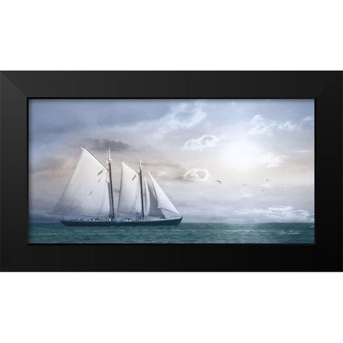 Adventure on the Seas Black Modern Wood Framed Art Print by Deiter, Lori