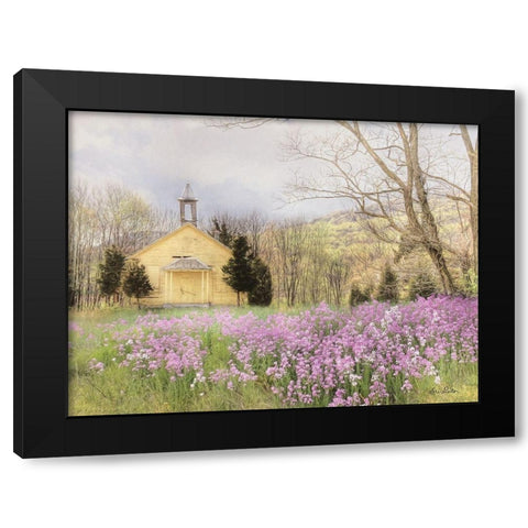 Grantville School    Black Modern Wood Framed Art Print by Deiter, Lori