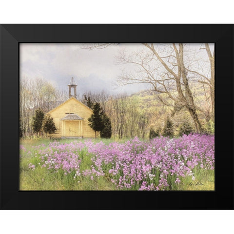 Grantville School    Black Modern Wood Framed Art Print by Deiter, Lori