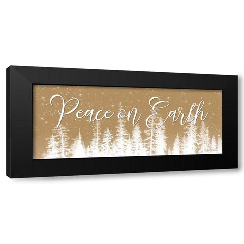 Peace on Earth  Black Modern Wood Framed Art Print by Deiter, Lori