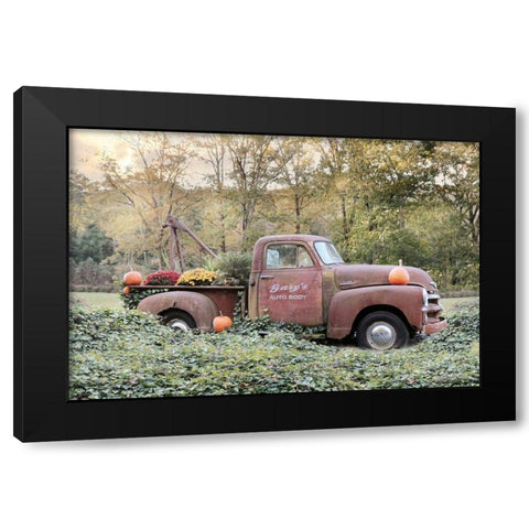 My Wife Borrowed the Truck Black Modern Wood Framed Art Print with Double Matting by Deiter, Lori