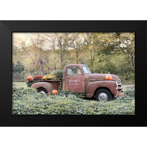 My Wife Borrowed the Truck Black Modern Wood Framed Art Print by Deiter, Lori