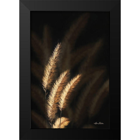 Golden Grass III Black Modern Wood Framed Art Print by Deiter, Lori
