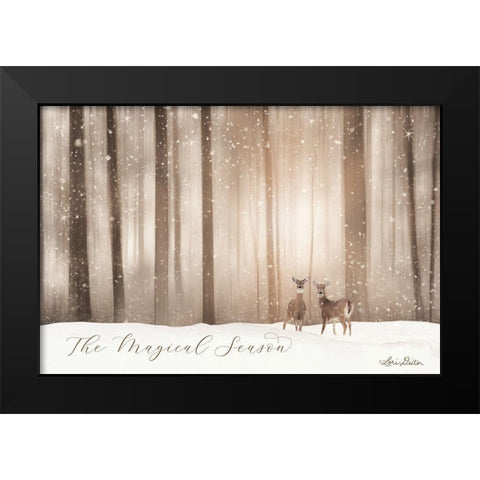 The Magical Season Black Modern Wood Framed Art Print by Deiter, Lori