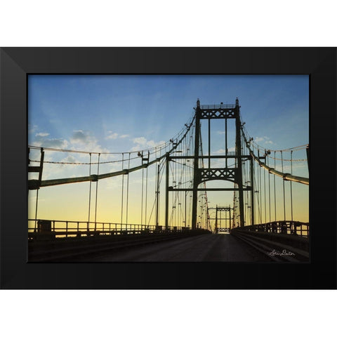 Farewell Black Modern Wood Framed Art Print by Deiter, Lori