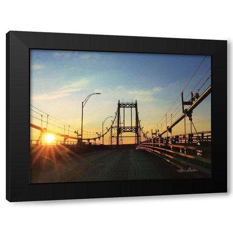 Welcome to the Islands Black Modern Wood Framed Art Print by Deiter, Lori