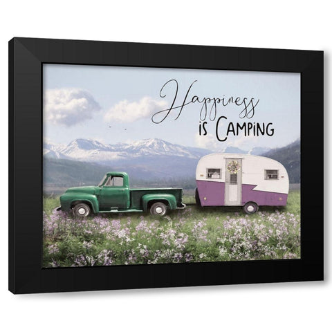Spring Camping I    Black Modern Wood Framed Art Print by Deiter, Lori