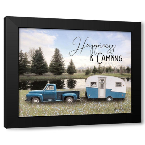 Spring Camping II   Black Modern Wood Framed Art Print by Deiter, Lori