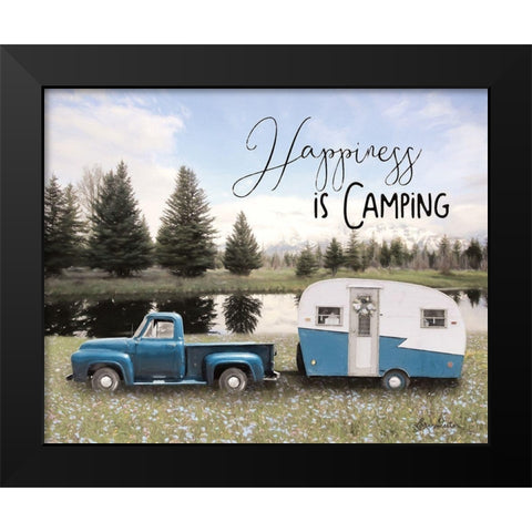Spring Camping II   Black Modern Wood Framed Art Print by Deiter, Lori