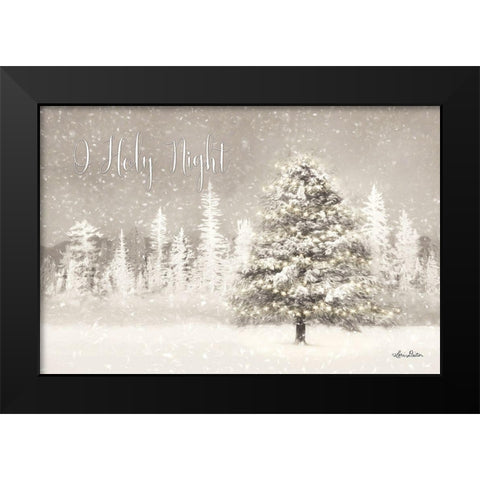 O Holy Night    Black Modern Wood Framed Art Print by Deiter, Lori