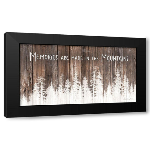 Mountain Memories Black Modern Wood Framed Art Print with Double Matting by Deiter, Lori