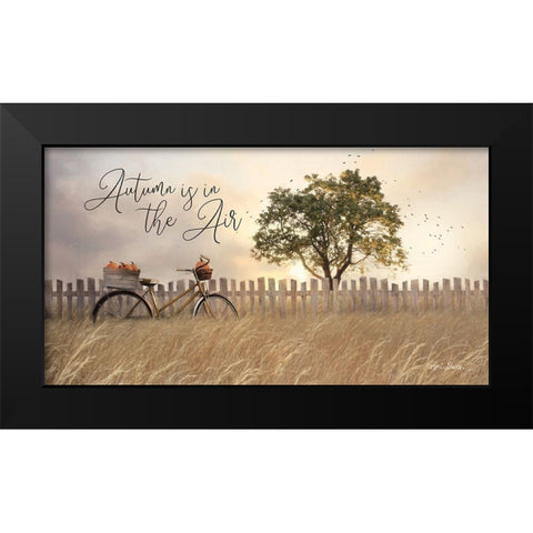 Autumn is in the Air    Black Modern Wood Framed Art Print by Deiter, Lori