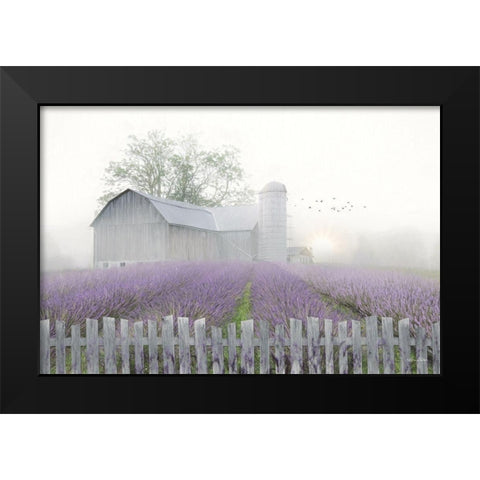 Summer Blessings Black Modern Wood Framed Art Print by Deiter, Lori