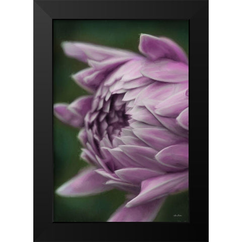 Open Your Heart Black Modern Wood Framed Art Print by Deiter, Lori