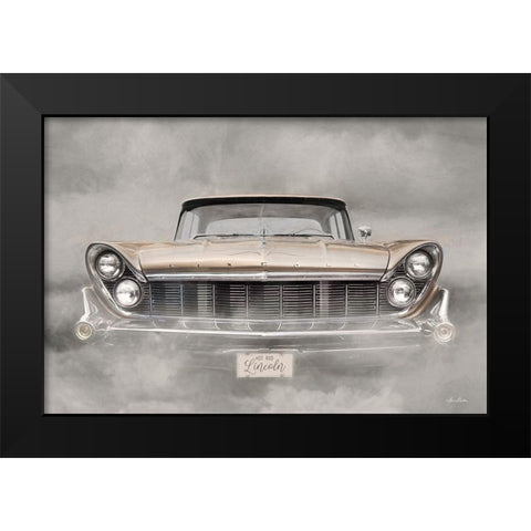 Hot Rod Lincoln Black Modern Wood Framed Art Print by Deiter, Lori