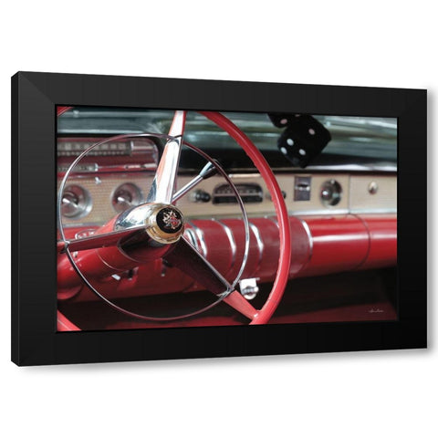 1955 Buick Supra Black Modern Wood Framed Art Print by Deiter, Lori