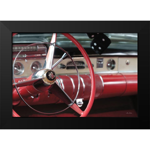 1955 Buick Supra Black Modern Wood Framed Art Print by Deiter, Lori
