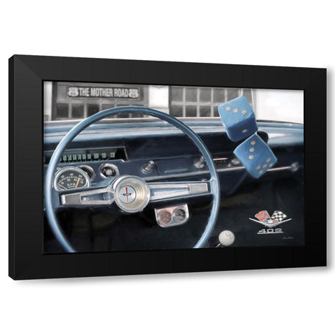 Shes Real Fine Black Modern Wood Framed Art Print by Deiter, Lori