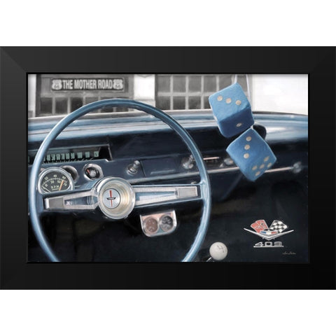 Shes Real Fine Black Modern Wood Framed Art Print by Deiter, Lori