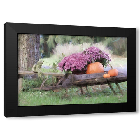Fall Display Black Modern Wood Framed Art Print with Double Matting by Deiter, Lori