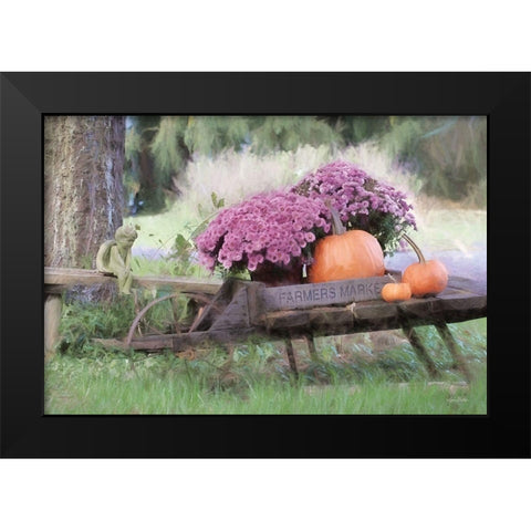 Fall Display Black Modern Wood Framed Art Print by Deiter, Lori