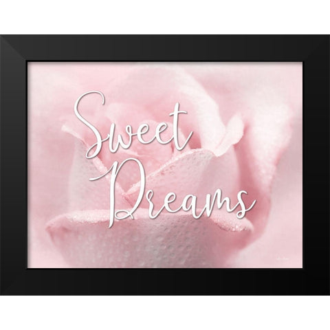 Sweet Dreams Black Modern Wood Framed Art Print by Deiter, Lori